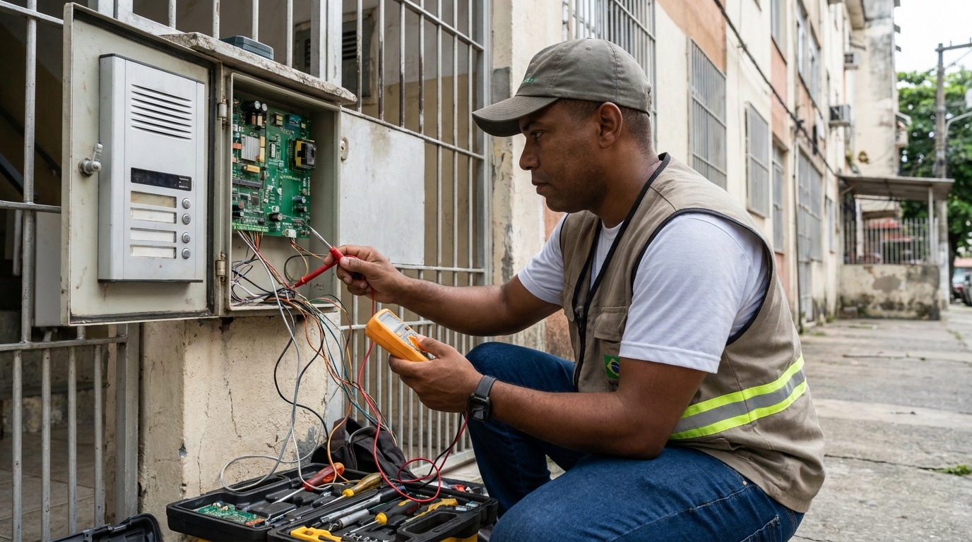 Reparo de placa e campainha em Taubaté‑SP